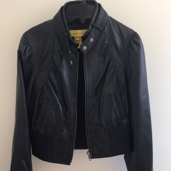 catherine malandrino leather jacket